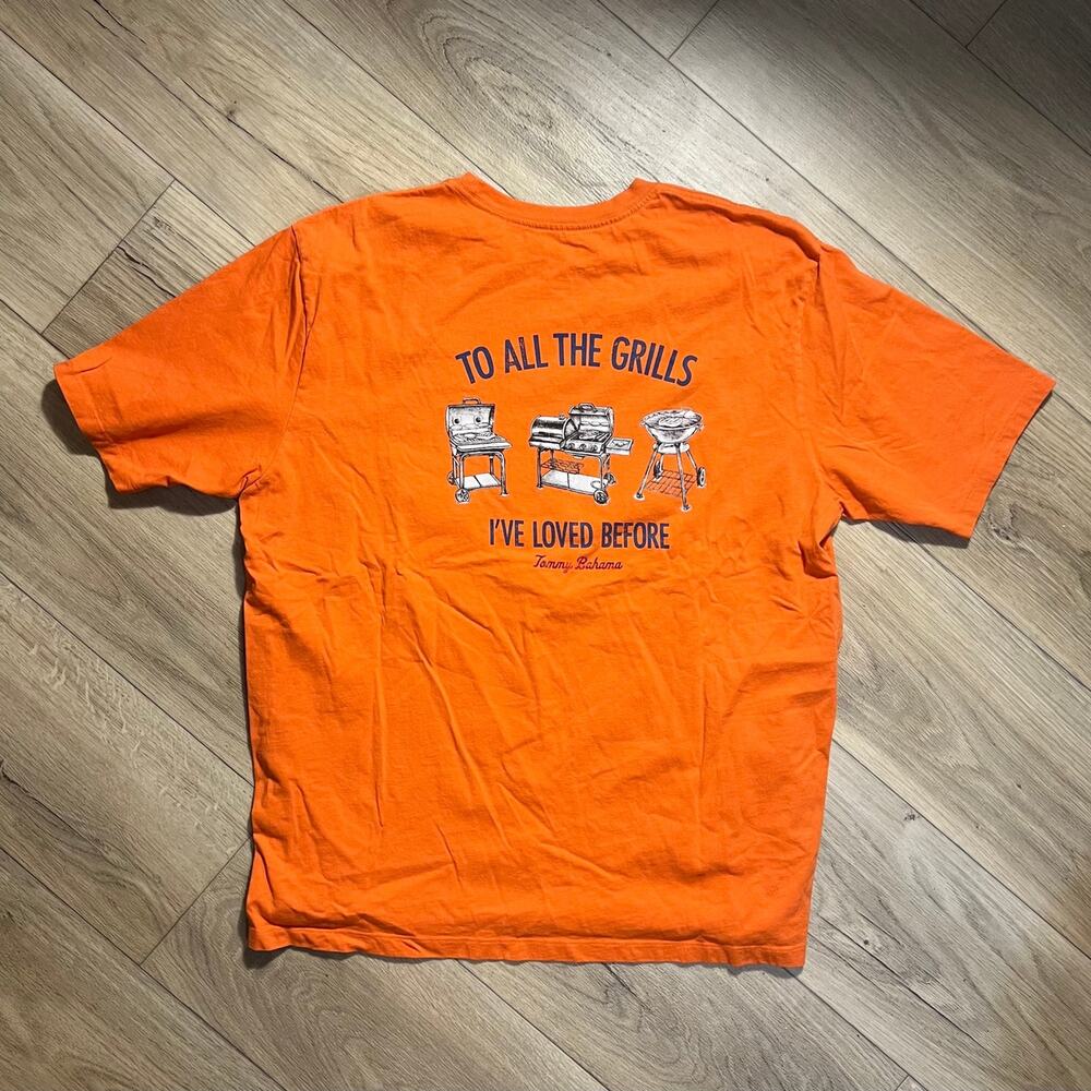 Tommy Bahama To All The Grills I’ve Loved Before Graphic Shirt Mens XL